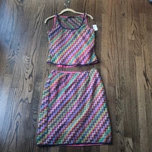 Isabel ardee skirt and tank set